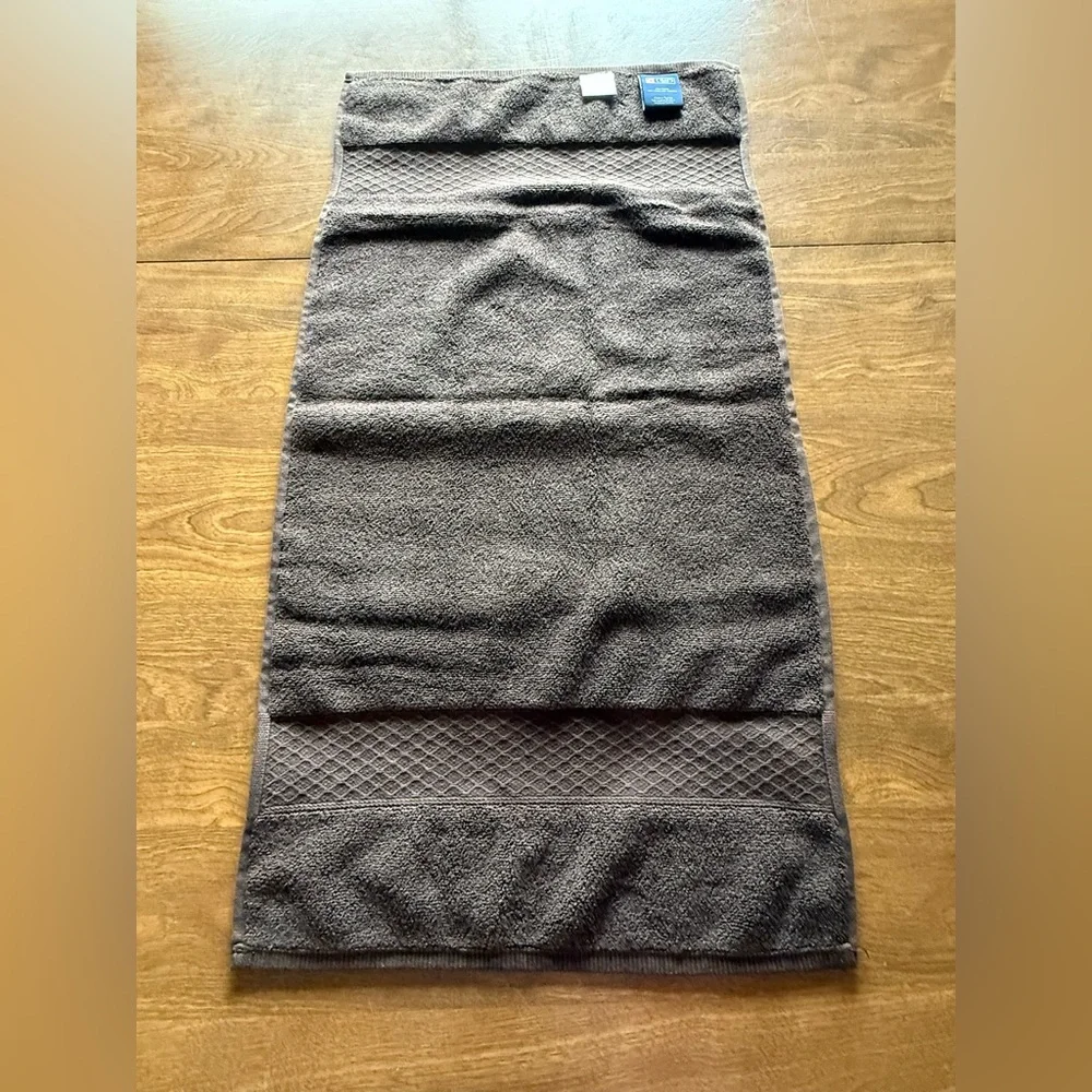 CHAPS Home Ralph Lauren BROWN Hand Towel 100% Cotton Made Turkey Vintage Kohls
